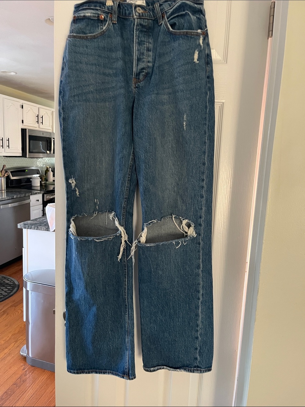 Abercrombie & Fitch '90s Baggy Low Rise Blue Denim Jeans